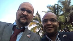 Eduardo Lima and Manuel da Silva (LonAgro Angola Administrative & Operations Manager)