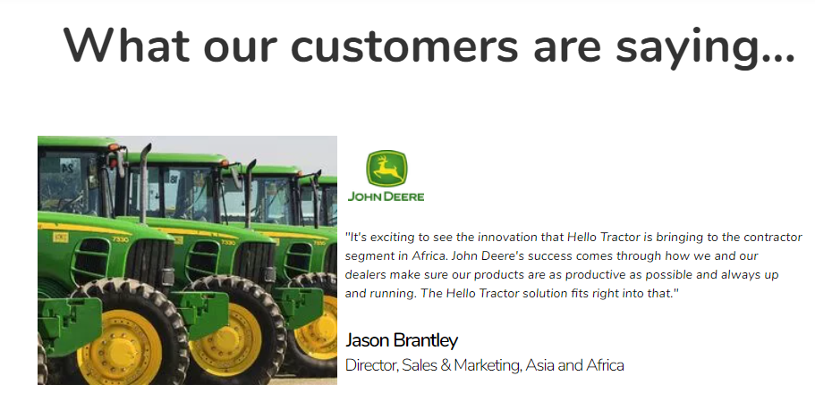 John Deere Director of Sale and Marketing Asian and Africa Jason Brantley_Hell Tractor